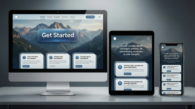 Website performance metrics highlighting page speed and loading efficiency